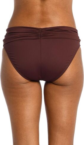 La Blanca Women's Island Goddess Banded Hipster Swimsuit Bottom, Guava, 12 in Saudi Arabia