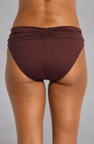 La Blanca Women's Island Goddess Banded Hipster Swimsuit Bottom, Guava, 12 in Saudi Arabia