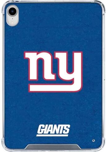 Skinit Clear Tablet Case Compatible with iPad 11th Gen (2025) - Officially Licensed NFL New York Giants Distressed Design in Saudi Arabia