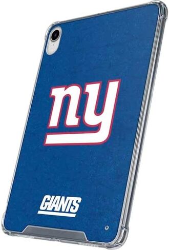Skinit Clear Tablet Case Compatible with iPad 11th Gen (2025) - Officially Licensed NFL New York Giants Distressed Design in Saudi Arabia