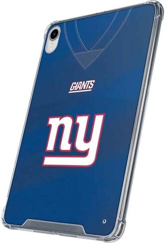 Skinit Clear Tablet Case Compatible with iPad 11th Gen (2025) - Officially Licensed NFL New York Giants Distressed Design in Saudi Arabia