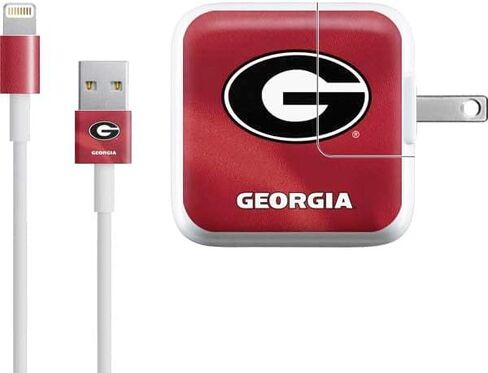 Skinit Decal Other Skin Compatible with iPad Charger (10W USB) - Officially Licensed University of Georgia Bulldogs Logo Design in Saudi Arabia