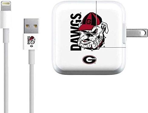 Skinit Decal Other Skin Compatible with iPad Charger (10W USB) - Officially Licensed University of Georgia Bulldogs Logo Design in Saudi Arabia