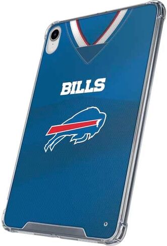 Skinit Clear Tablet Case Compatible with iPad 11th Gen (2025) - Officially Licensed NFL Buffalo Bills Team Jersey Design in Saudi Arabia