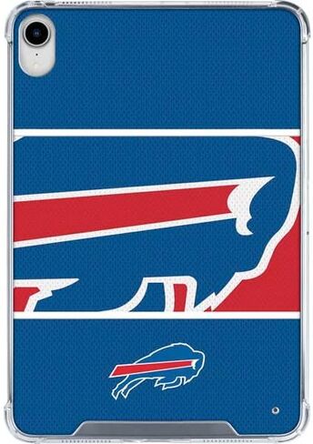 Skinit Clear Tablet Case Compatible with iPad 11th Gen (2025) - Officially Licensed NFL Buffalo Bills Team Jersey Design in Saudi Arabia