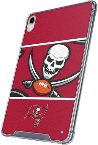 Skinit Clear Tablet Case Compatible with iPad 11th Gen (2025) - Officially Licensed NFL Tampa Bay Buccaneers Double Vision Design in Saudi Arabia