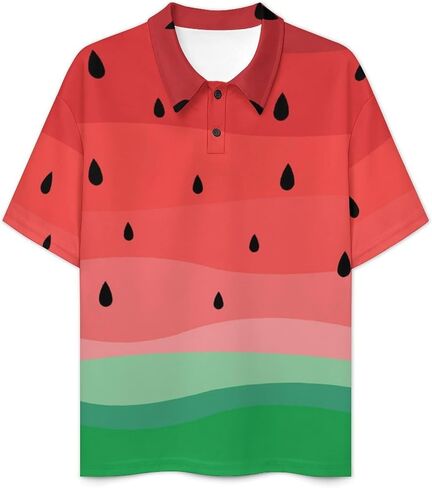 Funny Golf Shirts for Men,Lightweight Casual Hawaiian Shirts,Moisture-Wicking Short Sleeve Collared Shirt in Kuwait