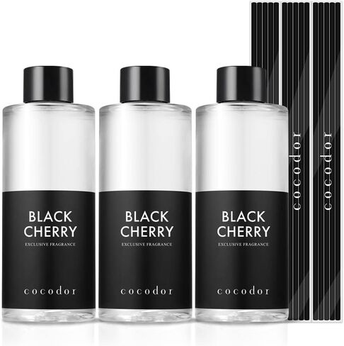 Cocod'or COCODOR Reed Diffuser Oil Refill/Cashmere Vanilla /200ml / 3 Pack/Aromatherapy, Home Fragrance, Scented Oils, Oils for Reed Diffuser, Bathroom Home Decor in Saudi Arabia