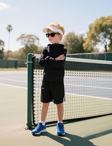 YesFashion Kids Boys Girls Active Sun Protection Slexts خفيفة الوزن قميص تبريد تنس يركض في الهواء الطلق in Kuwait