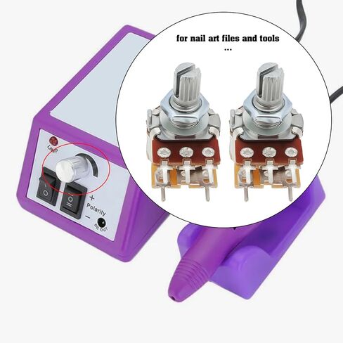 2pcs B20K OHM لوحة التحكم سرعة الاستبدال الجزء 5 المحطات الجهد متوافقة مع Medicool Pro Power 20k in Saudi Arabia