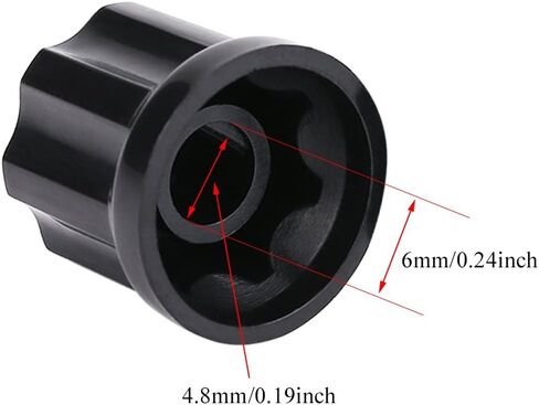 Potentiometer Knob, Bass Knob, Guitar Volume Knobs for D Shaped Shaft Electric Guitar Bass in Saudi Arabia