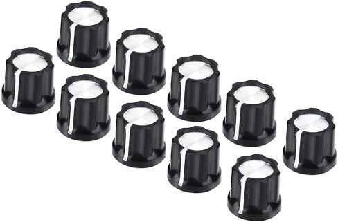 Potentiometer Knob, Bass Knob, Guitar Volume Knobs for D Shaped Shaft Electric Guitar Bass in Saudi Arabia