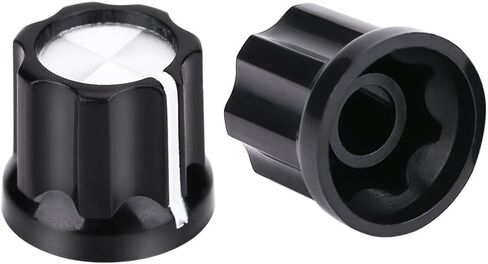 Potentiometer Knob, Bass Knob, Guitar Volume Knobs for D Shaped Shaft Electric Guitar Bass in Saudi Arabia