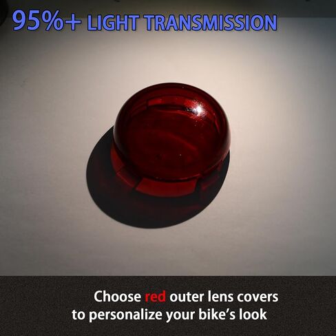 Turn Signal Lens Kit,Front/Rear Bullet Turn Signal Light Replacement Lenses Covers for Harley Sportster 883 1200/Touring Road King Electra Glide Street Glide/Softail/Dyna/V-Rod,Smoke,2 PCS in Saudi Arabia