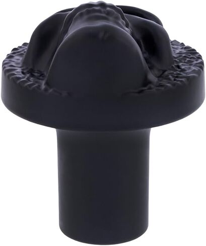 United Pacific 23054 Black Metal Alloy Skull Air Valve Knob, Strong & Durable, 3D Skull Design, Easy Screw-On Installation - One Skull Air Valve Knob in Kuwait