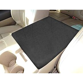 Center Console Lid Armrest Soft Pad Protector Cushion Cover Compatible for 2010-2018 Ford F150 F250 Truck SUV (Without Latch Opening Hole)