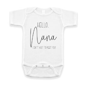 New Baby Reveal For Grandma - Surprise Pregnancy Announcement - Hello Nana I Can't Wait To Meet You (Natural)