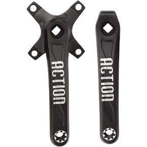 44T Crank Mtb,Guarnitura Monocorona,Aluminum Alloy Left and Right Mountain Bike Crank Crankset ycle Accessories 170mm Jet Bmx Square Taper Race Cranks schwinn mountain bike crank arms