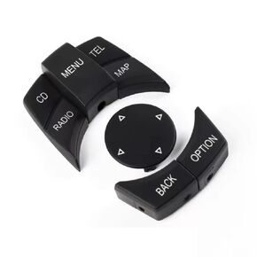 Car CIC IDrive Multi-Media Knob Menu Button Switch for BMW 1 3 5 X1 X5 X6 E Series E87 E90 E91 E92 E60 E84 E70 E71 E72, Black
