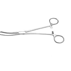 Kocher Hemostat Forceps 7" Curved Jaws with Horizontal Serrations & Teeth 1x2 - SurgicalExcel