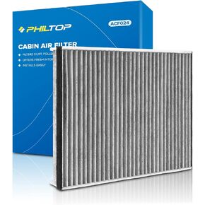 PHILTOP ACF024 (CF11920) Premium Cabin Air Filter, Replacement for C-MAX 2013-2018, Escape 2013-2019, Focus 2012-2018, GT 2017-2019, Transit Connect 2014-2021, MKC 2015-2020