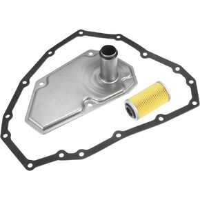 uxcell 1 Set Transmission Oil Filters and Pan Gasket Replacement for Nissan Sentra 2013-2018 No.31726-28X0A/31726-3JX0A/19318012