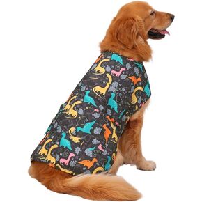 HDE Canvas Dog Vest Waterproof Jacket Cold Weather Coats for S-XL Dogs Black - S