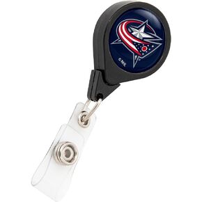 Columbus Blue Jackets NHL Team Retractable Badge Holder Ticket Clip Reel ID