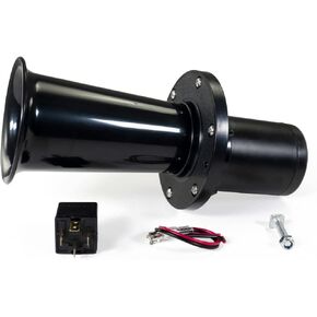HornBlasters Black Oogah Horn - Old Time Car Sound - Replaces or Adds On to Stock Horn