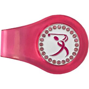 Magnetic Colored Ball Marker Clip with A Bling Golf Ball Marker | Great Golf Gift for Women