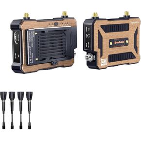 HDMI Wireless Transmitter Receiver 4K, Wireless HDMI Extender Support OBS UVC Out for Live Streaming, Wireless Transmission System 720FT for Projector Camera Laptop Home Office Church in Kuwait