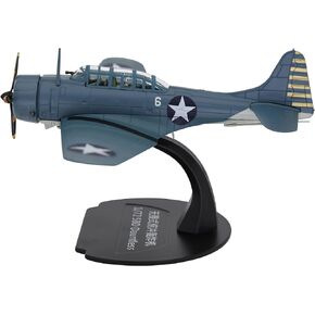 TANG DYNASTY 1:72 SBD Dauntless Dive Bomber Metal Plane Model,United States Navy,World War II, Military Airplane Model,Diecast Plane,for Collecting and Gift