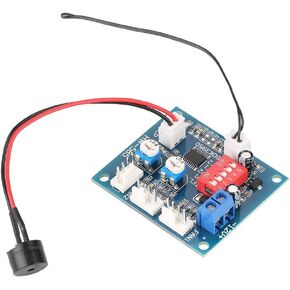 DC 12V PWM Fan Speed Controller Four Wire Thermostat Governor Module for PC 5.3X 4.5cm Fan Temperature Controller