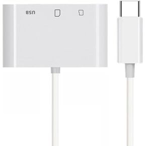 cablecc USB-C Type C Male to RJ45 Networking 100Mbps with PD Power Charge Adapter Compatible with Laptop Tablet Phone in Kuwait