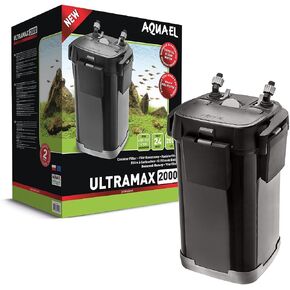 Aquael Ultramax 2000 Canister Fish Tank Filter - Aquarium Sponge Filter System - Large Aquarium Water Filter Pump 100-185 Gallons in Kuwait