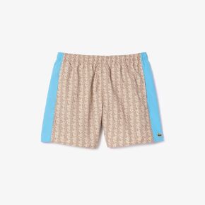 Lacoste Men's Standard Monogram Swim Short