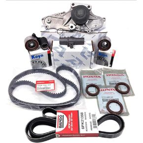 TIMING BELT KIT with Water Pump, Tensioner, Idler Pulley, Seals | Compatible with TL, MDX, RL, ACCORD, ODYSSEY, RIDGLINE, PILOT ZDX V6 | Complete Genuine Aisin OEM Kit