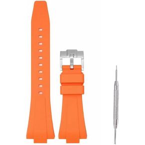 11mm/12mm Silicone Rubber Watch Band Strap Replacement for Tissot PRX Powermatic 80,35mm/ 40mm