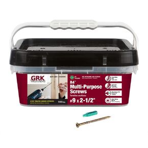GRK Fasteners 121010 R4#9 x 2-1/2" Screws 900CT