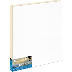 Ampersand Art Supply Gesso Wood Painting Panel: Museum Series Gessobord, 30" x 30", 1-1/2" Cradled Profilie
