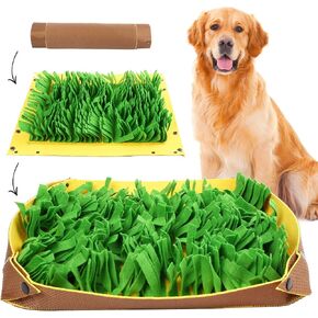 PrimePets Snuffle Mat for Dogs - Pet Interactive Nosework Feeding Mat for Indoor & Outdoor - Anti-Slip Washable Activity Pad for Boredom, Foraging Skills Training in Kuwait