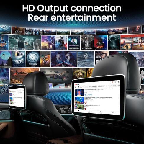 صندوق فيديو الوسائط المتعددة MMB MAX 3.0 سعة 8+128 جيجابايت مع منفذ HDMI ومحول CarPlay اللاسلكي صندوق Magic 2.0 Ai Box، نظام أندرويد مخصص للغاية لتشغيل الفيديو عبر الإنترنت مدمج في Google Play Store TV Box in Kuwait
