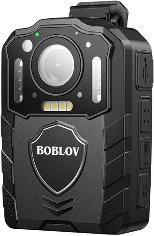 BOBLOV KJ25 1080P Body Camera, 10-13H Battery Night Vision 64G Body Cam | 3000mAh battery, audio/video shooting, pre/post recording and multiple use for law enforcement, security and patrol in Saudi Arabia