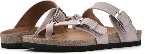 صندل ذو وسادة قدم مصبوبة بشكل مريح من WHITE MOUNTAIN Gracie in Kuwait