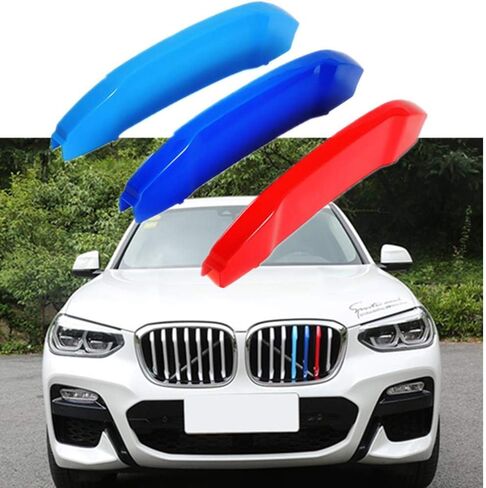 شرائط إدراج مصبغة ملونة M شريط زخرفة مصبغة رياضية M لملحقات 2018-2021 BMW G01 X3 أو G02 X4 (7 حزم فقط) in Kuwait