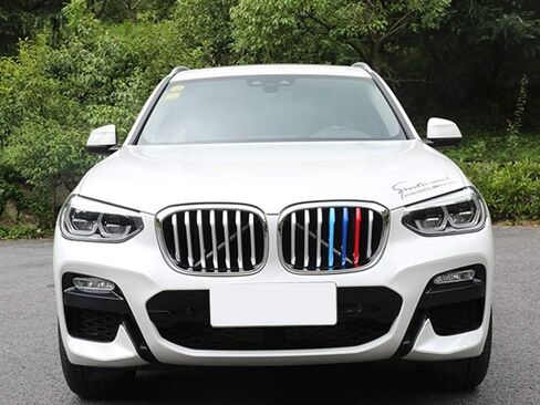 شرائط إدراج مصبغة ملونة M شريط زخرفة مصبغة رياضية M لملحقات 2018-2021 BMW G01 X3 أو G02 X4 (7 حزم فقط) in Kuwait