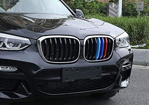شرائط إدراج مصبغة ملونة M شريط زخرفة مصبغة رياضية M لملحقات 2018-2021 BMW G01 X3 أو G02 X4 (7 حزم فقط) in Kuwait