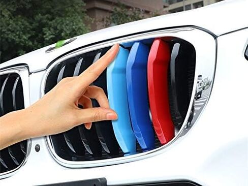 شرائط إدراج مصبغة ملونة M شريط زخرفة مصبغة رياضية M لملحقات 2018-2021 BMW G01 X3 أو G02 X4 (7 حزم فقط) in Kuwait