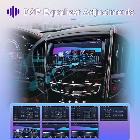 راديو سيارة أندرويد 12 لكاديلاك ATS XTS SRX 2013-2018 مشغل وسائط متعددة 2 Din ستيريو لاسلكي Carplay نظام تحديد المواقع والملاحة 4 + 64G in Saudi Arabia