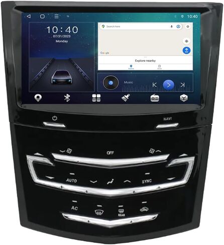 راديو سيارة أندرويد 12 لكاديلاك ATS XTS SRX 2013-2018 مشغل وسائط متعددة 2 Din ستيريو لاسلكي Carplay نظام تحديد المواقع والملاحة 4 + 64G in Saudi Arabia
